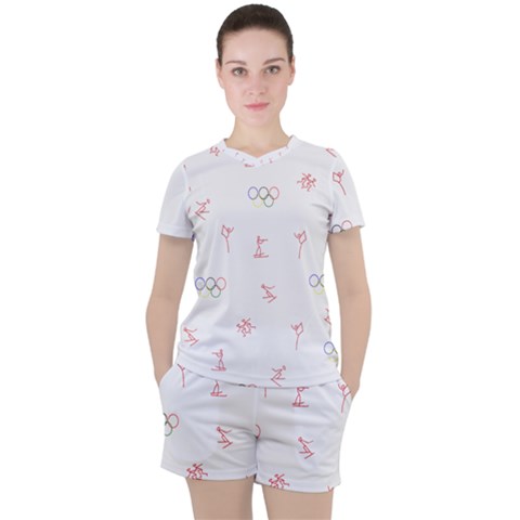 Types Of Sports Women s Tee And Shorts Set by UniqueThings