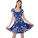 Abstract pattern geometric backgrounds   Cap Sleeve Dress View1