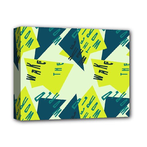 Abstract Pattern Geometric Backgrounds   Deluxe Canvas 14  X 11  (stretched) by Eskimos