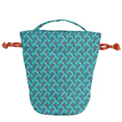 Digital Illusion Drawstring Bucket Bag by Sparkle