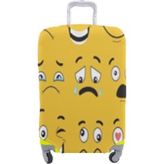 Emojis Luggage Cover (large) by Sparkle