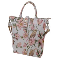 Floral Buckle Top Tote Bag by Sparkle