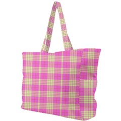 Pink Tartan 4 Simple Shoulder Bag by tartantotartanspink2