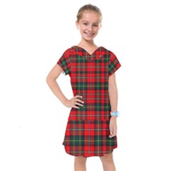 Boyd Modern Tartan 2 Kids  Drop Waist Dress by tartantotartansred