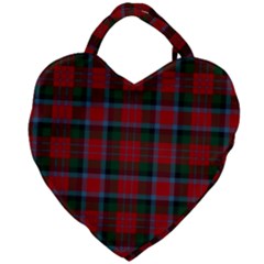 Macduff Tartan Giant Heart Shaped Tote by tartantotartansreddesign2
