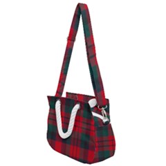 Macduff Modern Tartan Rope Handles Shoulder Strap Bag by tartantotartansreddesign2