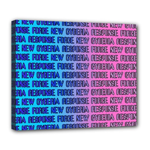 New Cyberia Response Force Deluxe Canvas 24  X 20  (stretched) by WetdryvacsLair