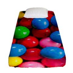 Bubble Gum Fitted Sheet (single Size) by artworkshop
