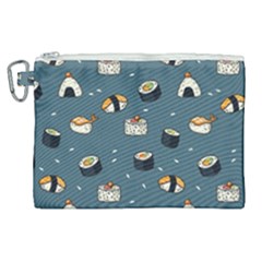 Sushi Pattern Canvas Cosmetic Bag (xl) by Jancukart