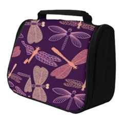 Dragonfly-pattern-design Full Print Travel Pouch (small) by Jancukart