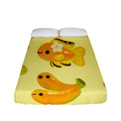 Banana Cichlid Fitted Sheet (full/ Double Size) by artworkshop