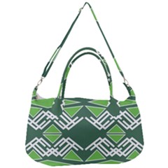 Abstract Pattern Geometric Backgrounds  Removal Strap Handbag by Eskimos