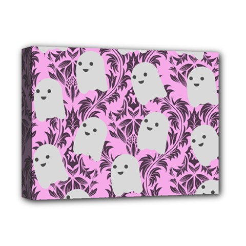 Pink Ghosts Deluxe Canvas 16  X 12  (stretched)  by InPlainSightStyle