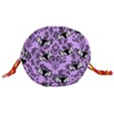 Purple Bats Drawstring Bucket Bag View3