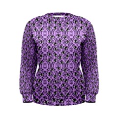 Purple Bats Women s Sweatshirt by InPlainSightStyle