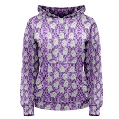 Purple Ghost Women s Pullover Hoodie by InPlainSightStyle
