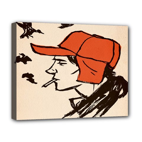 Catcher In The Rye Deluxe Canvas 20  X 16  (stretched) by artworkshop