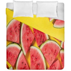 Watermelon Duvet Cover Double Side (california King Size) by artworkshop
