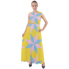 Geometry Chiffon Mesh Boho Maxi Dress by Sparkle