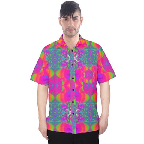 Plasma Ball Men s Hawaii Shirt by Thespacecampers