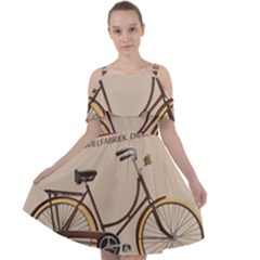 Simplex Bike 001 Design By Trijava Cut Out Shoulders Chiffon Dress by nate14shop