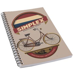 Simplex Bike 001 Design By Trijava 5 5  X 8 5  Notebook by nate14shop