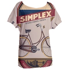 Simplex Bike 001 Design By Trijava Women s Oversized Tee by nate14shop