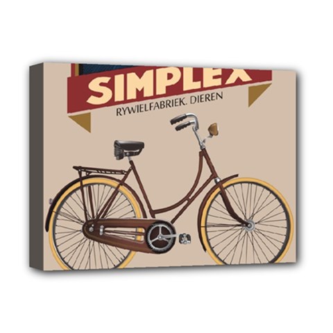 Simplex Bike 001 Design By Trijava Deluxe Canvas 16  X 12  (stretched)  by nate14shop