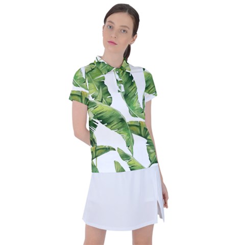 Sheets Tropical Plant Palm Summer Exotic Women s Polo Tee by artworkshop