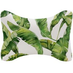 Sheets Tropical Plant Palm Summer Exotic Seat Head Rest Cushion by artworkshop