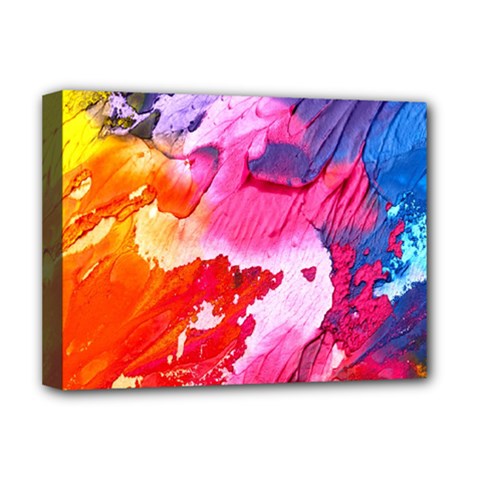 Colorful Painting Deluxe Canvas 16  X 12  (stretched)  by artworkshop