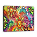 Mandalas Colorful Abstract Ornamental Deluxe Canvas 20  x 16  (Stretched) View1