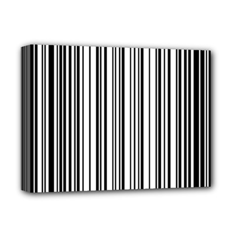 Barcode Pattern Deluxe Canvas 16  X 12  (stretched)  by Sapixe