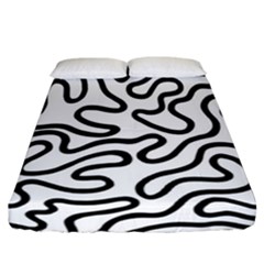 Patern Vector Fitted Sheet (california King Size) by nate14shop