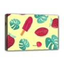 Watermelon Leaves Cherry Background Pattern Deluxe Canvas 18  x 12  (Stretched) View1