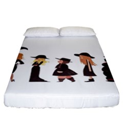 American Horror Story Cartoon Fitted Sheet (california King Size) by nate14shop
