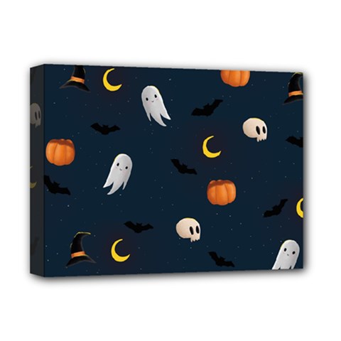 Halloween Deluxe Canvas 16  X 12  (stretched)  by nate14shop