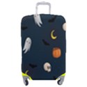 Halloween Ghost Pumpkin Bat Skull Luggage Cover (Medium) View1