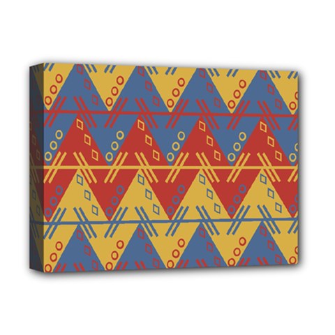 Aztec Deluxe Canvas 16  X 12  (stretched)  by nate14shop