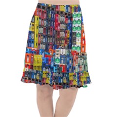 Beverages Fishtail Chiffon Skirt by nate14shop