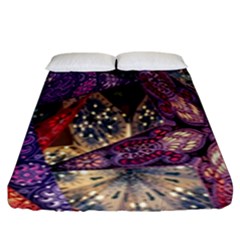 Stars-001 Fitted Sheet (king Size) by nate14shop