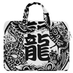 Chinese-dragon Macbook Pro 16  Double Pocket Laptop Bag  by Jancukart