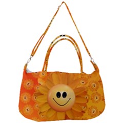 Sun-sunflower-joy-smile-summer Removal Strap Handbag by Jancukart