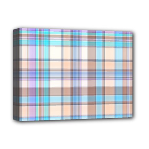 Plaid Deluxe Canvas 16  X 12  (stretched)  by nate14shop