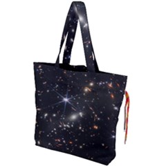 James Webb Space Telescope Deep Field Drawstring Tote Bag by PodArtist
