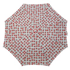 Spanish Love Phrase Motif Pattern Straight Umbrellas by dflcprintsclothing