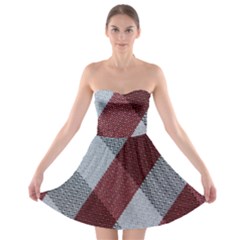 Pattern-001 Strapless Bra Top Dress by nate14shop