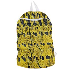 Yellow-abstrac Foldable Lightweight Backpack by nate14shop