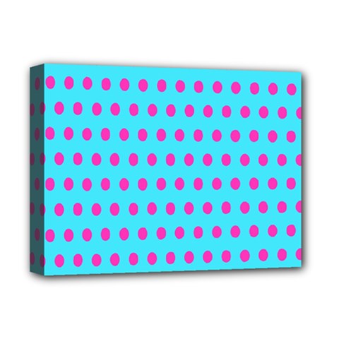 Background-polkadot 02 Deluxe Canvas 16  X 12  (stretched)  by nate14shop
