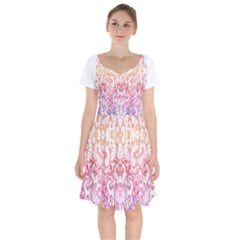 Im Fourth Dimension Colour 15 Short Sleeve Bardot Dress by imanmulyana